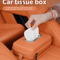 Multifunction Car Sun Visor Tissue Holder Hanging Car Tissue Organizer Bag For Armrest Backseat And 3