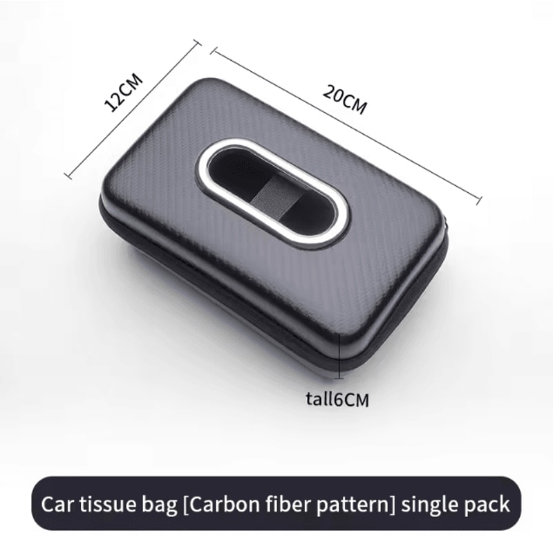Multifunction Car Sun Visor Tissue Holder Hanging Car Tissue Organizer Bag For Armrest Backseat And 7