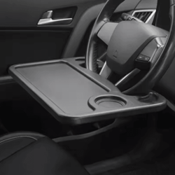 multifunction car steering wheel tray table portable steering wheel car desk for eating working laptop and storage