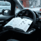 Multifunction Car Steering Wheel Tray Table Portable Steering Wheel Car Desk For Eating Working Lap 1
