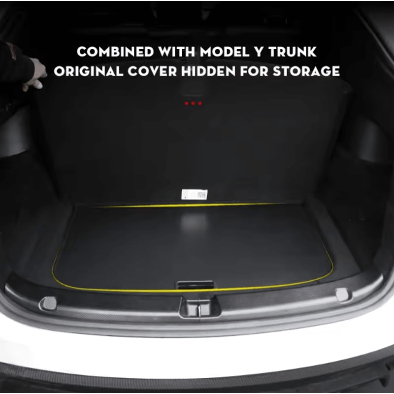 Futhope Tesla Model Y Trunk Picnic Table Portable Tesla Trunk Folding Desk For Camping Travel Work 3