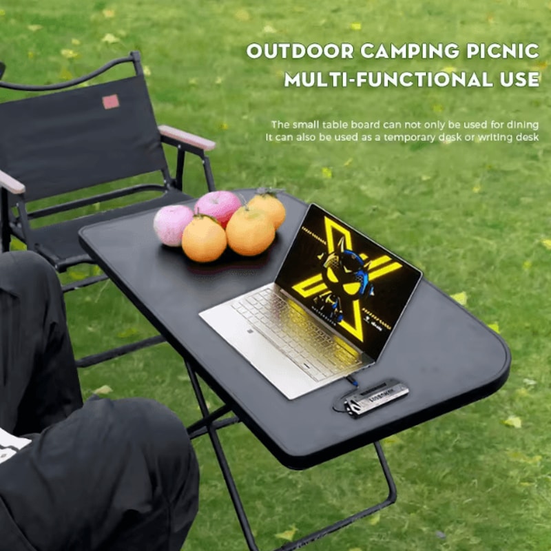 Futhope Tesla Model Y Trunk Picnic Table Portable Tesla Trunk Folding Desk For Camping Travel Work 4