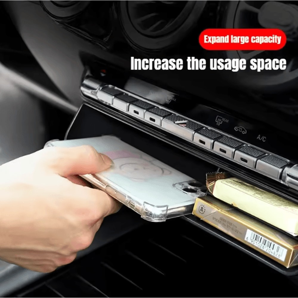 Mercedes Benz Center Console Storage Box Trim Interior Central Control Organizer Tray For A B CLA G 1