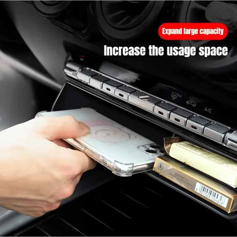 Mercedes Benz Center Console Storage Box Trim Interior Central Control Organizer Tray For A B CLA G 1