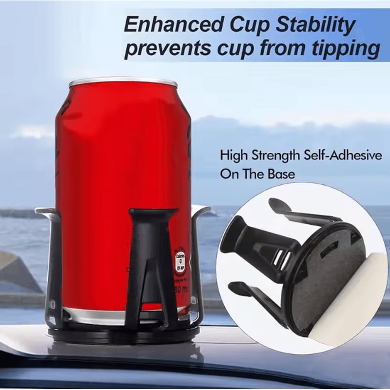 Universal Adhesive Car Beverage Holder Multifunction Car Cup Bottle Holder Rack For Vehicle Interio 1