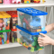 Kids Building Block Storage Box With Handle Stackable Toy Organizer Container Dustproof Block Stora 2