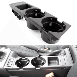 bmw e46 center console storage box with coin & cup holder (1999–2006) – oem-fit interior organizer