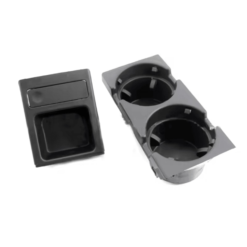 BMW E46 Center Console Storage Box With Coin Cup Holder 19992006 OEMFit Interior Organizer 4