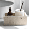Modern Natural Travertine Storage Box With Lid Elegant Desktop Organizer Decor 2