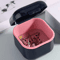 Portable Nail Tool Sterilizer Box With Soaking Tray Manicure Drill Bit Cleaning Container 2