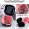 Portable Nail Tool Sterilizer Box With Soaking Tray Manicure Drill Bit Cleaning Container 0