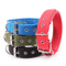 Solid Nylon Dog Collar Adjustable Collar For Small Medium Large Dogs 2