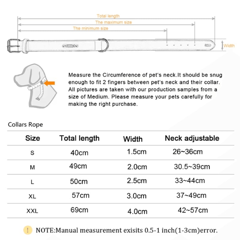 Solid Nylon Dog Collar Adjustable Collar For Small Medium Large Dogs 5