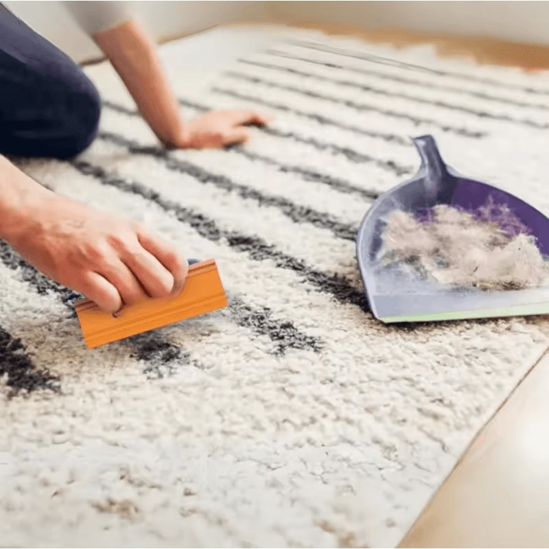 Reusable Pet Hair Removal Tool Portable Dog Cat Fur Remover For Clothes Furniture Carpets 0