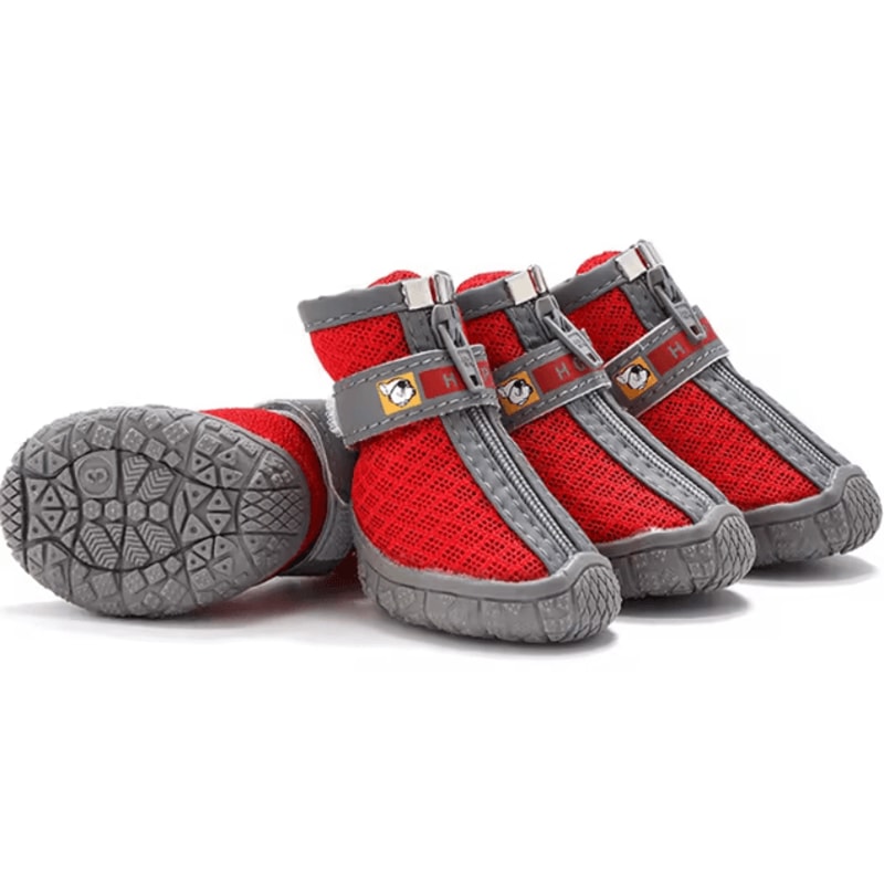 Warm Plush NonSlip Dog Shoes Protective Paw Booties For Small Medium Large Dogs 9