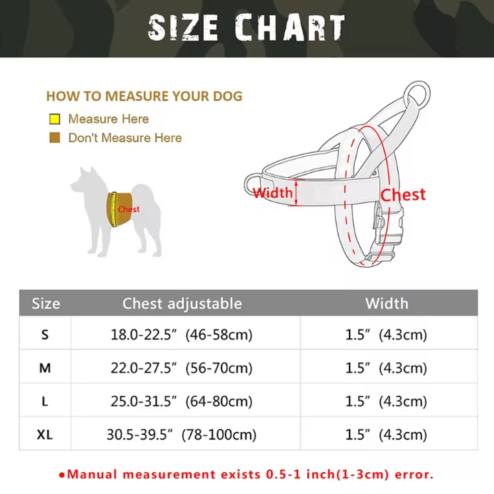 Reflective No Pull Nylon Dog Harness Adjustable Pet Training Vest For Medium Large Dogs 4