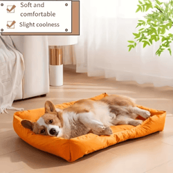 super soft dog bed cushion sofa mat for large medium dogs and cats with removable cover