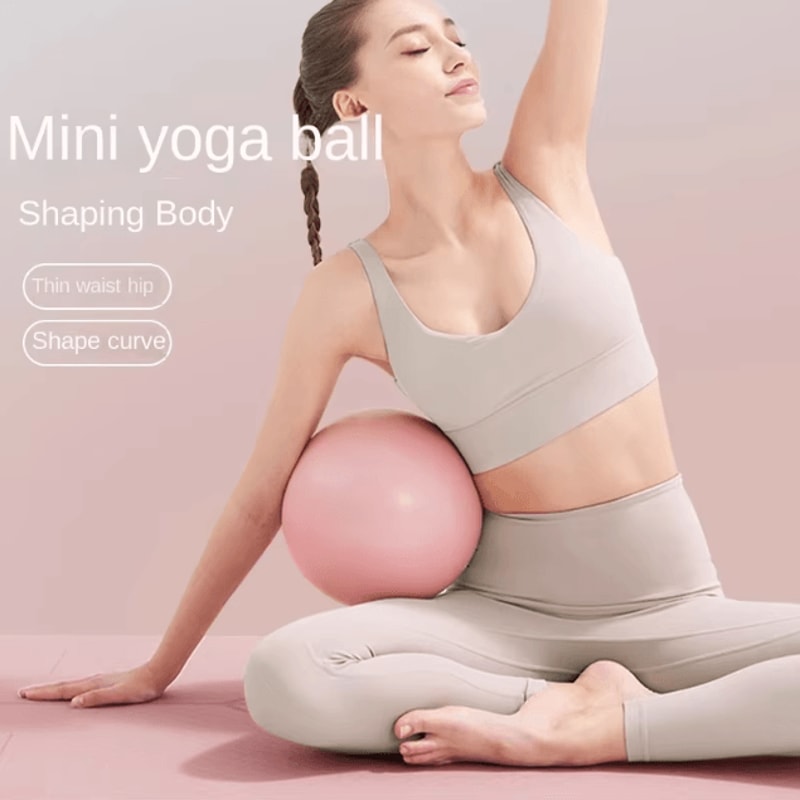 Mini Pilates Fitness Ball 10 Inch AntiBurst Yoga Ball For Core Legs Hip Sculpting 0