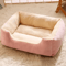 Cozy Winter Cat Cave Bed Plush Enclosed Pet Bed For Cats Small Dogs 0