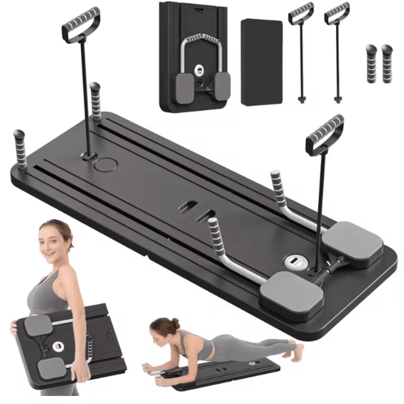 US FAST SHIPPING Adjustable Pilates Board Home Workout Ab Pushup Workout Board Yoga 4