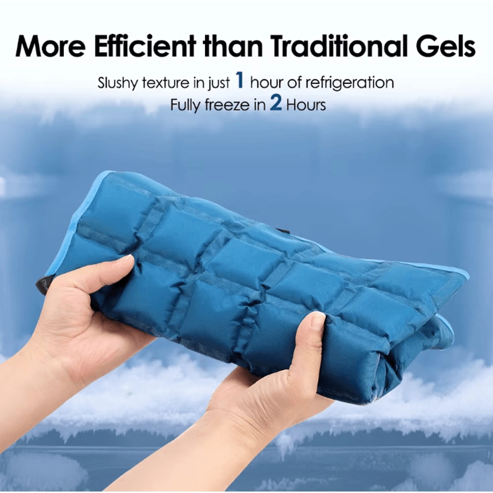 Hot Cold Therapy Knee Wrap SelfAbsorbing Ice Pack Brace For Pain Relief 3