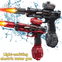 led automatic electric water gun – light-up summer water blaster toy for kids
