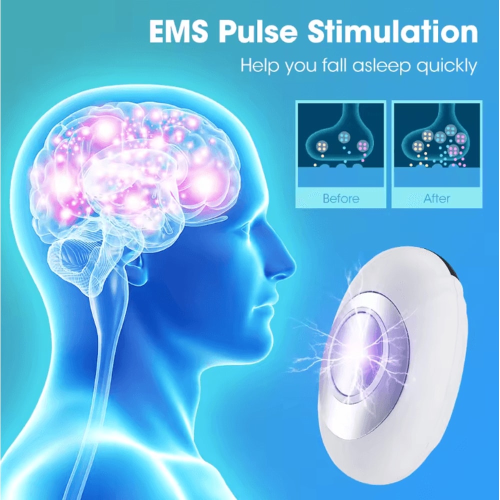 Handheld CES Sleep Aid Device Microcurrent EMS Pulse Relaxation Stress Relief Tool 2