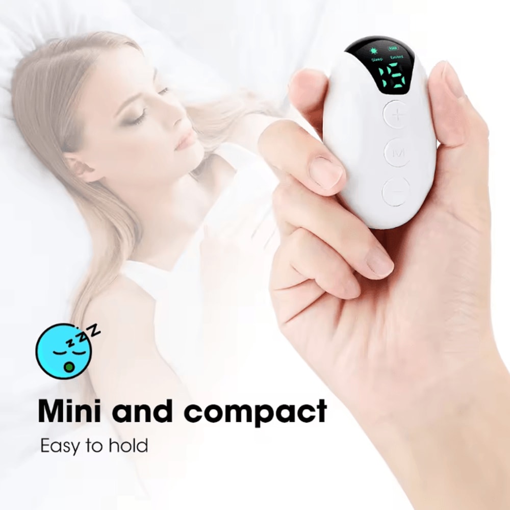 Handheld CES Sleep Aid Device Microcurrent EMS Pulse Relaxation Stress Relief Tool 5