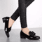 Womens Bow Pointed Toe Loafers Patent Leather SlipOn Flats For Casual Office Wear 3