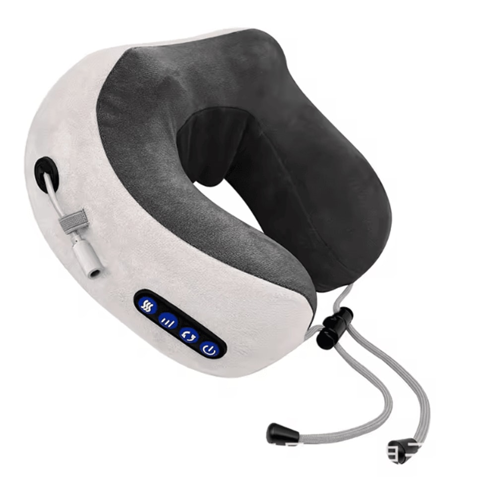 Electric Neck Massager With Heat Vibration Shiatsu Kneading U Shaped Pillow For Neck And Shoulder R 7