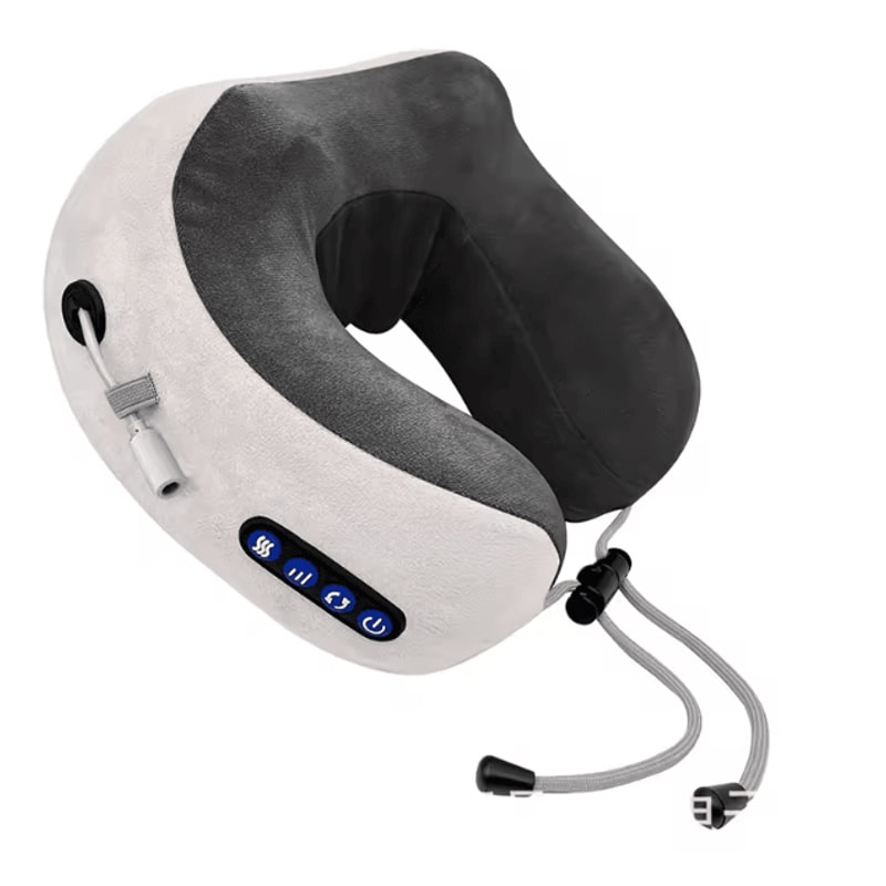 Electric Neck Massager With Heat Vibration Shiatsu Kneading U Shaped Pillow For Neck And Shoulder R 7