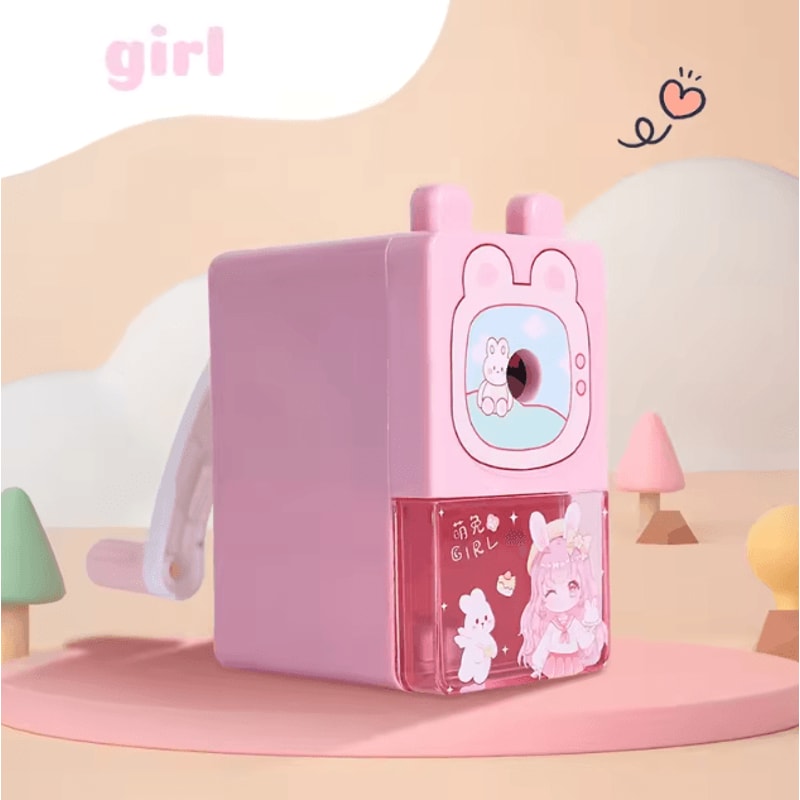 Cute Cartoon Pencil Sharpener Multifunction Kawaii Stationery For School And Office 6