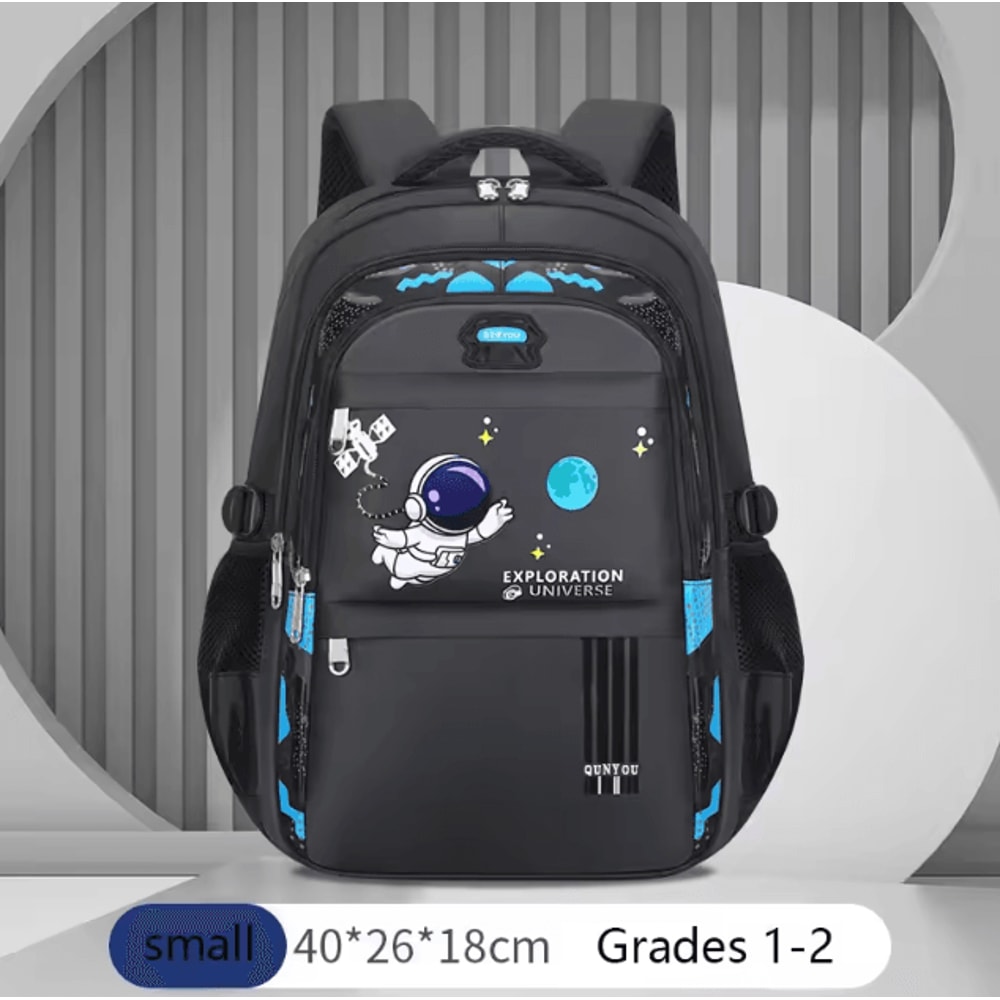Astronaut Waterproof Kids School Backpack For Boys Primary Students 5