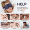 3D Electric Steam Eye Mask With Hot Compress Smart Sleep Timer 1