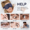 3D Electric Steam Eye Mask With Hot Compress Smart Sleep Timer 1