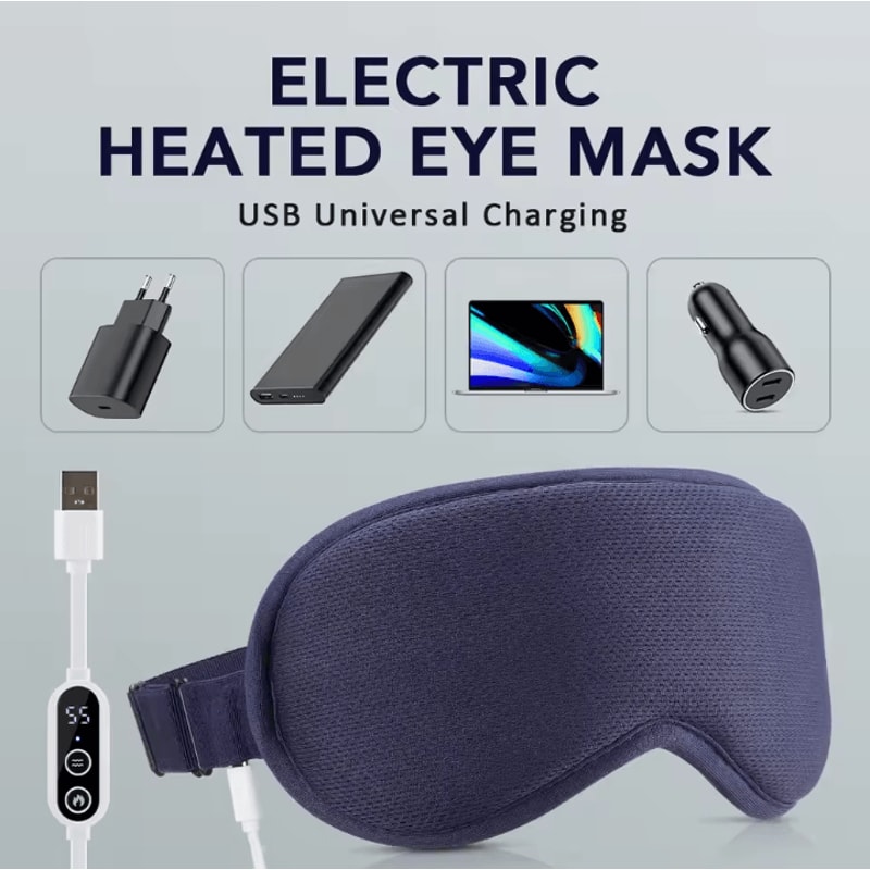 3D Electric Steam Eye Mask With Hot Compress Smart Sleep Timer 4