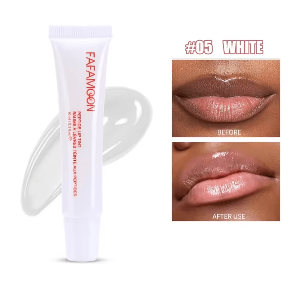 Soft Tube Plumping Lip Oil Gloss Nude Brown Moisturizing Shine 9