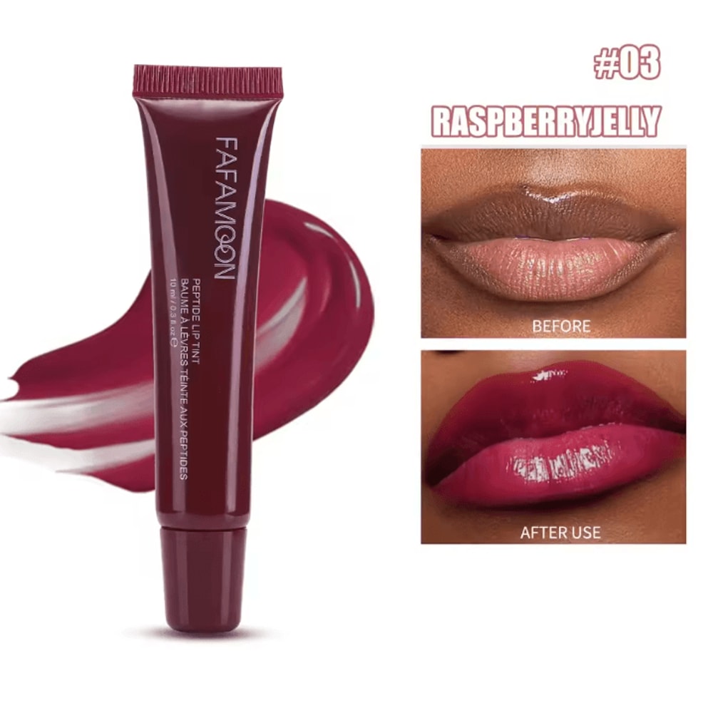 Soft Tube Plumping Lip Oil Gloss Nude Brown Moisturizing Shine 7