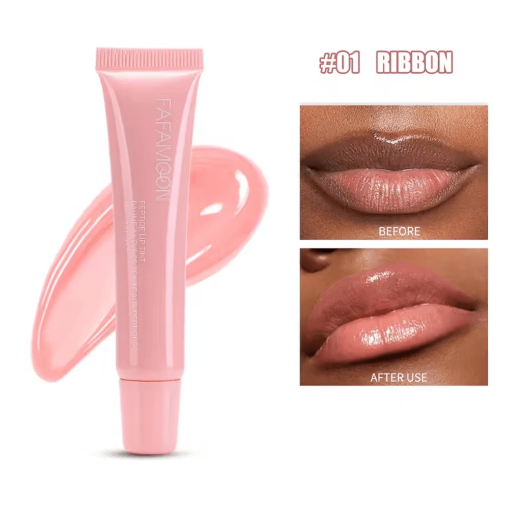 Soft Tube Plumping Lip Oil Gloss Nude Brown Moisturizing Shine 5