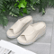 Black Orthopedic Wedge Platform Slide Sandals For Women 4