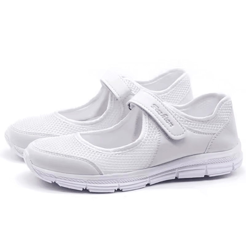Lightweight White Vulcanized Sneakers For Women Casual Everyday Comfort 10