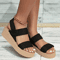 Minimalist Wedge Platform Sandals With Ankle Strap 0