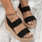 Minimalist Wedge Platform Sandals With Ankle Strap 2