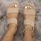 Minimalist Wedge Platform Sandals With Ankle Strap 4