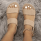 Minimalist Wedge Platform Sandals With Ankle Strap 4