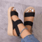 Minimalist Wedge Platform Sandals With Ankle Strap 7