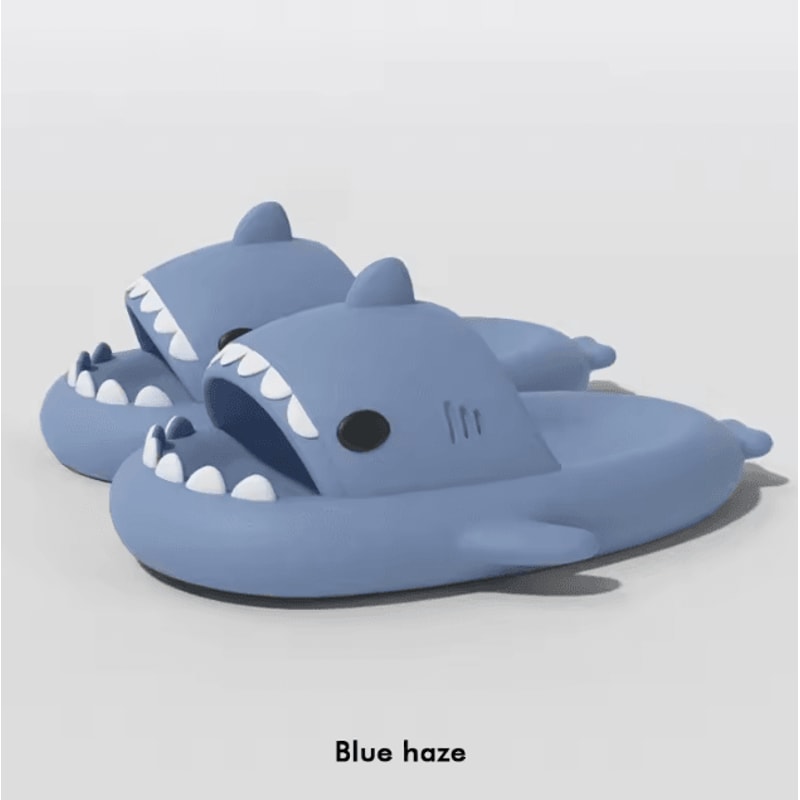 Cute Shark EVA Slide Slippers NonSlip Summer Beach Sandals Cartoon Shark Slides Indoor Outdoor 4