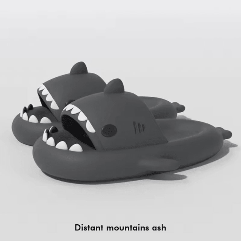 Cute Shark EVA Slide Slippers NonSlip Summer Beach Sandals Cartoon Shark Slides Indoor Outdoor 5