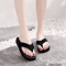 Women Wedge Platform Flip Flops Summer Lightweight Beach Sandals Casual Comfortable NonSlip Platfor 7
