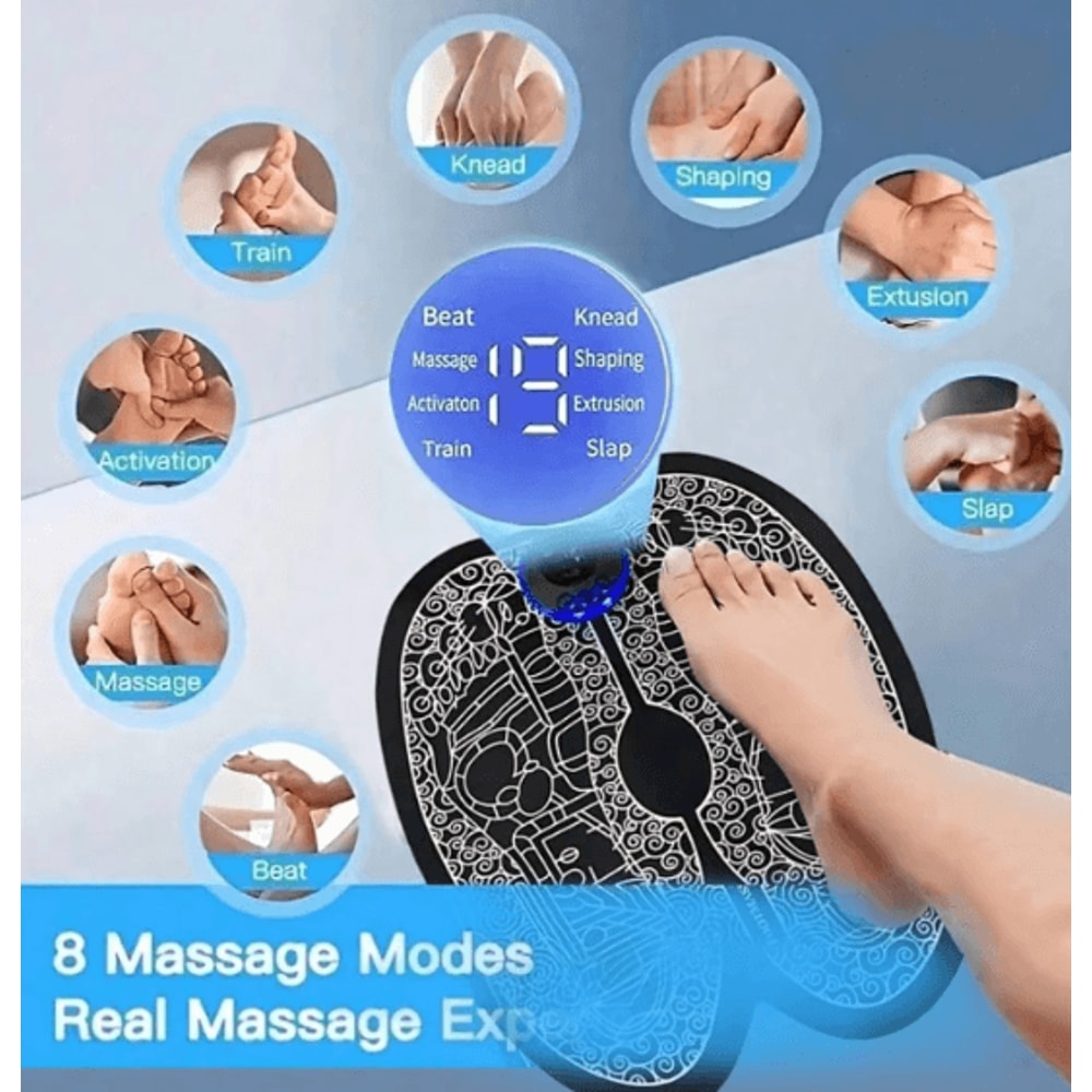 Rechargeable EMS Electric Foot Massager For Circulation Muscle Relaxation 2